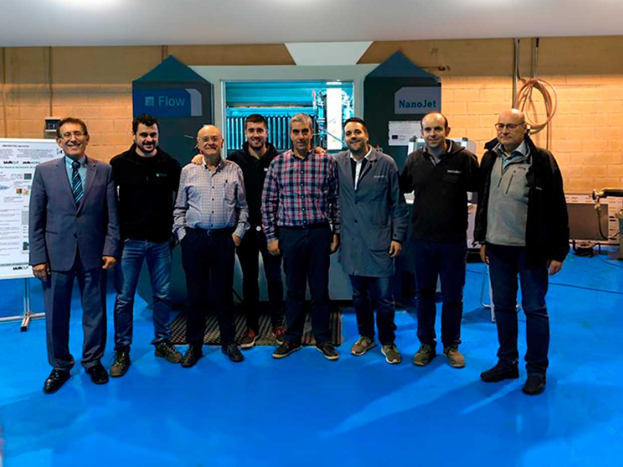 Blog 25 Grupo IAM refuerza su oferta al completar con éxito el microcorte de precisión por agua